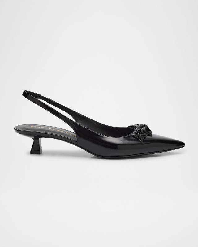 Rosie Slingback Kitten Pumps